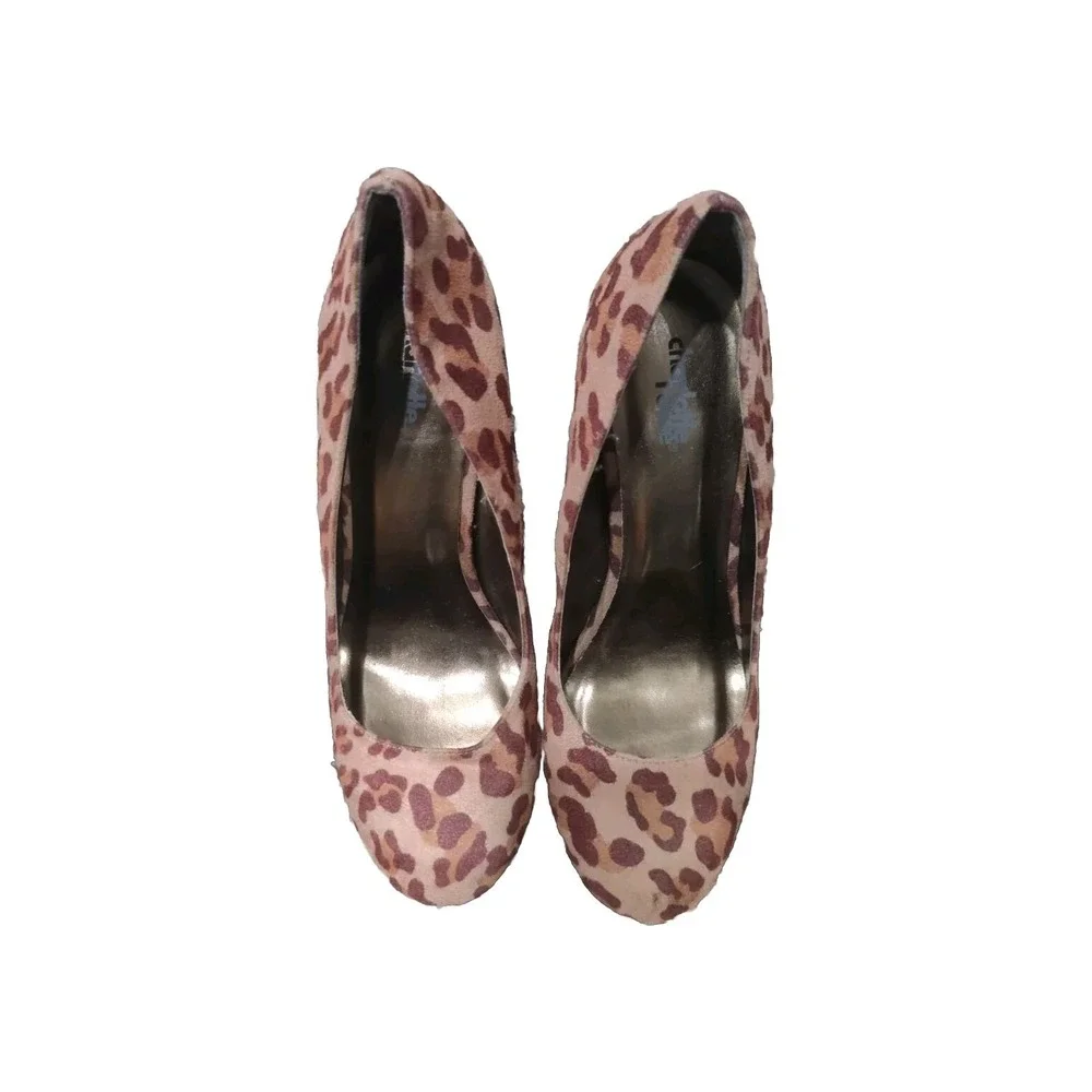 Charlotte Russe‎ Platform Leopard Print With 6